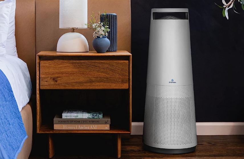 Purificateur d’air DH Lifelabs Sciaire + HEPA avec application et contrôle vocal