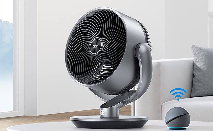 Ventilateur de table contrôlé par application avec prise en charge d’Alexa