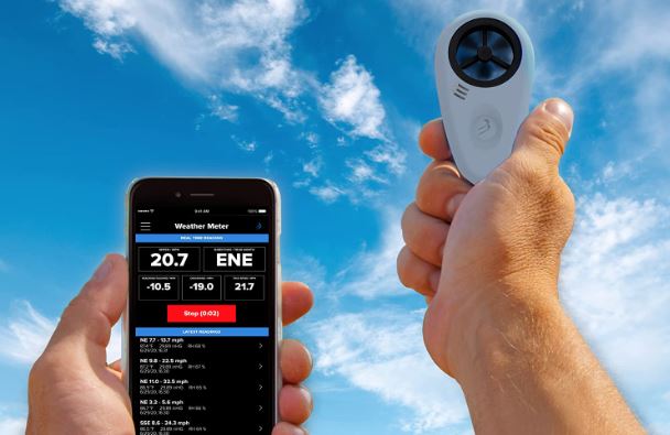 WeatherFlow WINDmeter, anémomètre Bluetooth pour iPhone
