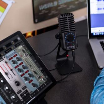 Microphone iRig Stream Mic Pro à patrons multiples pour iPhone, Android, Mac/PC