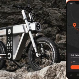 Vélo électrique tout-terrain ASYNC A1 avec connectivité application