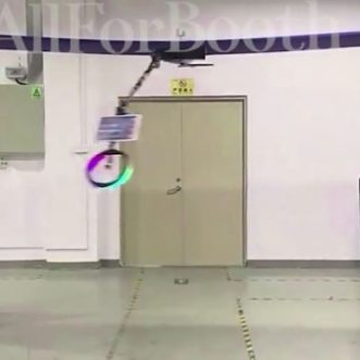 Cabine photo/vidéo automatique AllForBooth avec spun 360 degrés par-dessus la tête