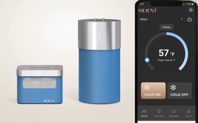 Appareil de thérapie froide pour la maison contrôlé par application Silient LM