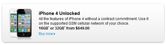 Apple vend désormais des iPhones débloqués