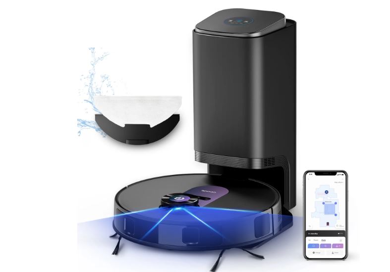 Aspirateur robot LDS connecté Obode A8+ avec application et prise en charge d’Alexa