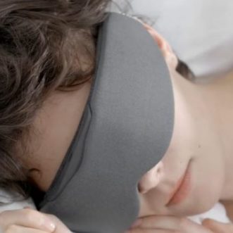 Masque de sommeil intelligent Aura pour méditation guidée, ASMR, thérapie de lumière/lever de soleil