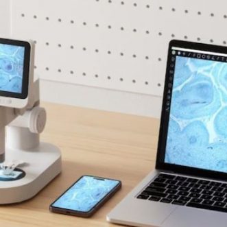 Téléphone intelligent BEAVERLAB Darwin M2, microscope détachable connecté avec écran IPS 4.3&Prime;