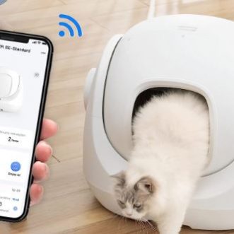 CATLINK Scooper SE, bac à litière connecté avec suivi de la santé