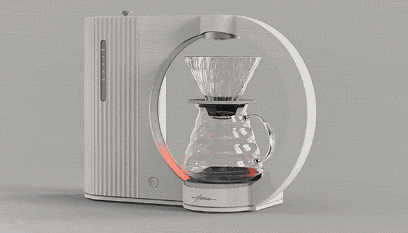 Cafetière connectée Hiroia Hikaru V60 avec LEDs dynamiques