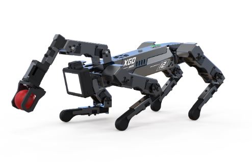 Chien robot XGO-mini2 AI Raspberry CM4 avec 12 degrés de liberté, prise en charge de la programmation Python