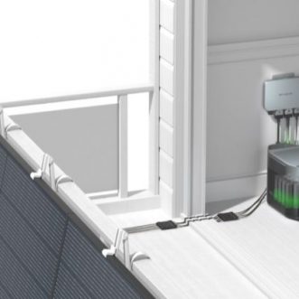 Système solaire de balcon connecté EcoFlow PowerStream et station d&rsquo;alimentation