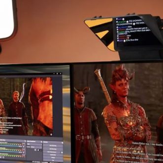 Prompteur Elgato pour diffusion en direct, téléprompteur pour iPhone, appareils photo DSLR et sans miroir