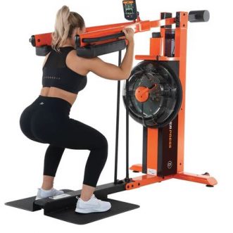 Machine à presser du squat au-dessus de la tête pour iPhone connectée FluidPowerPRESS