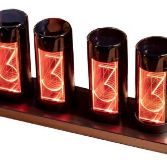 Horloge Gixie Clock Mini de style Nixie avec application iPhone/Android