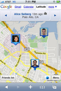 Google Latitude pour iPhone – Google + iPhone + Latitude