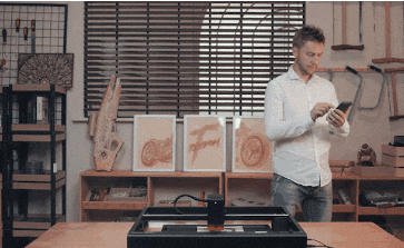 Graveur laser modulaire connecté Davcarve L1 / Découpeur