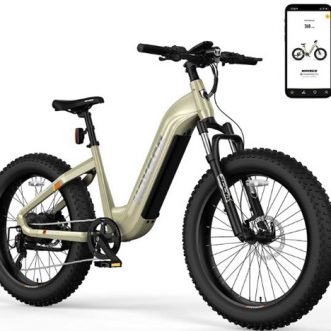 Vélo électrique gras connecté HovAlpha 26&Prime; pour iPhone de HOVSCO Hovsco