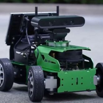 Voiture robotique JetAcker ROS de Hiwonder avec contrôle via application et programmation Python