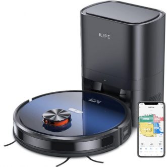 Aspirateur et balai robot ILIFE T10s compatible Alexa