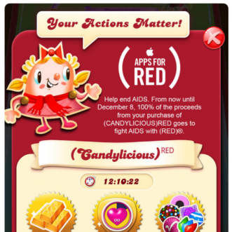 L’application iOS de la semaine : Candy Crush Saga (Rouge)
