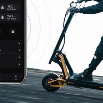 Trottinette électrique connectée INMOTION RS avec application de vitesse jusqu&rsquo;à 110 km/h