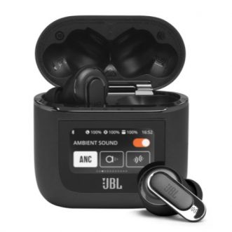 Écouteurs intra-auriculaires JBL Tour Pro 2 TWS avec annulation de bruit et boîtier tactile intelligent