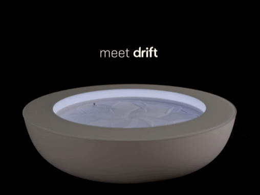 Jardin de sable zen cinétique Homedics Drift 21 avec contrôle iOS/Android