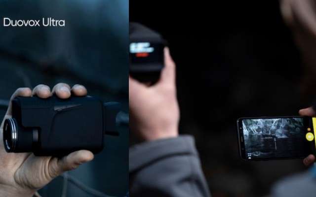 Monoculaire de vision nocturne de grade militaire Duovox Ultra App connecté avec WiFi