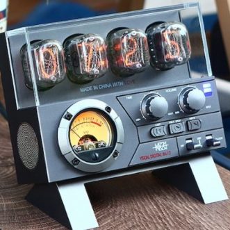 Horloge à tube Nixie IN-12 NixieX et haut-parleur Bluetooth 5.0