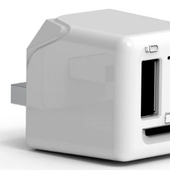 Dispositif de sauvegarde automatique iPhone avec cryptage 256 bits et chargeur