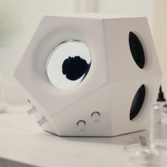 Enceinte Bluetooth SoulSpeaker Concrete à ferrofluides