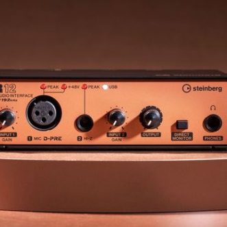 Interface audio USB 2×2 UR12 de Steinberg compatible iOS pour les gamers et les streamers