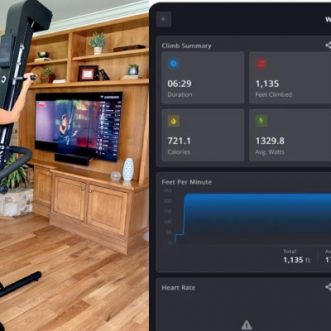 TS-M VersaClimber, cardio-climbeur compatible iPhone