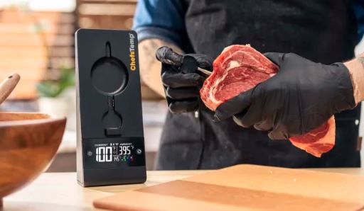 Thermomètre de Viande WiFi/Bluetooth ChefsTemp ProTemp Plus avec Affichage Double