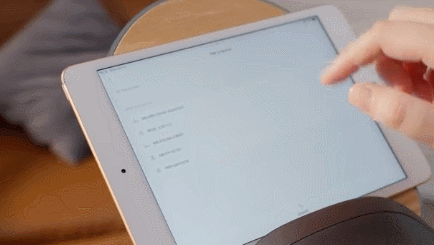 Vélo d’exercice Mobifitness Turbo compatible Apple Watch avec support pour iPad