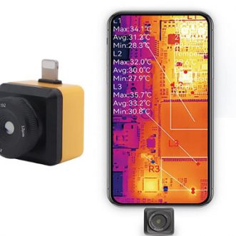 Appareil photo thermique iOS Xinfrared T2S Plus avec objectif réglable