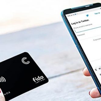 Clé de sécurité Cryptnox FIDO pour iPhone, authentification à deux facteurs (2FA)