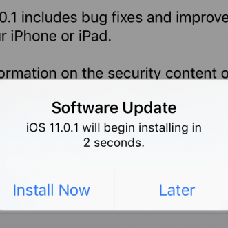 Apple publie des correctifs de bogues avec iOS 11.0.1