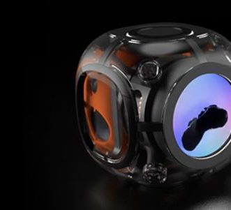 Nébuleuse BoltBolt Bluetooth 5.3 – Enceinte à ferrofluide avec lumière ambiance