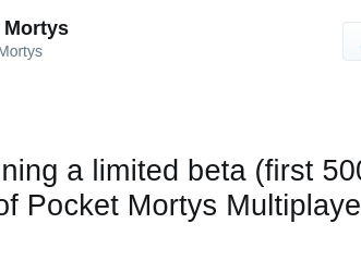 Pocket Mortys teste un nouveau mode multijoueur