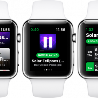 L’application Spotify arrive sur Apple Watch