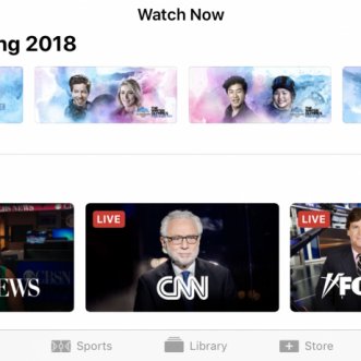 Une rubrique d’actualité en direct arrive sur l’application Apple TV