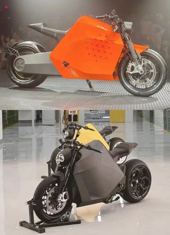 Le DC100, motocyclette électrique de Davinci Motor avec connectivité smartphone