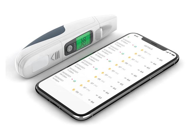 Thermomètre à infrarouge pour front compatible iPhone QardioTemp