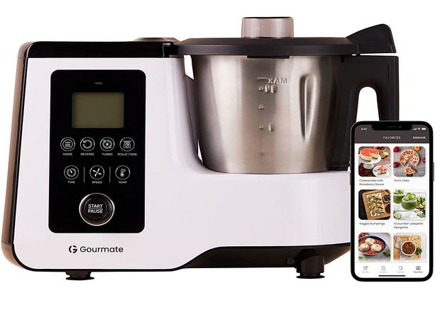 Cocoteur Multicooker Connecté Gourmate avec 10 Fonctions et Plus