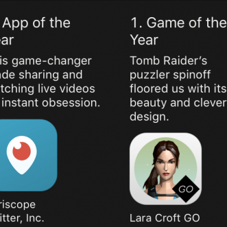 Application iOS de la semaine : les meilleures d’Apple en 2015