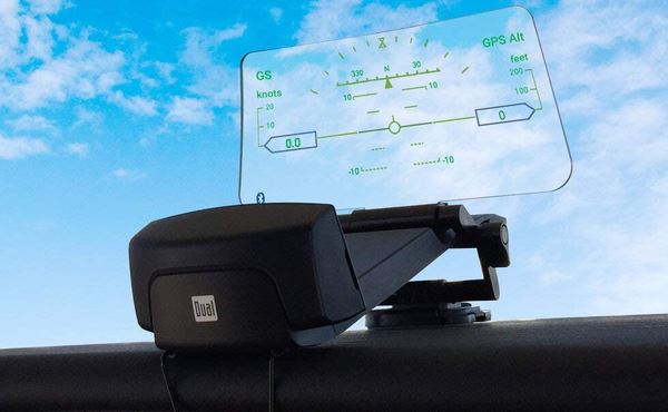 Afficheur tête haute XHUD1000 d’Electronics compatible iOS pour l’aviation