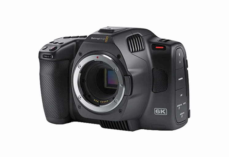 Appareil photo cinéma Blackmagic Pocket Cinema 6K G2 avec commande via iPad