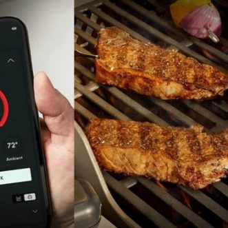 Thermomètre de cuisson WiFi/Bluetooth extrêmement fin