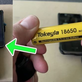 Recharger un iPhone avec une pile rechargeable 18650